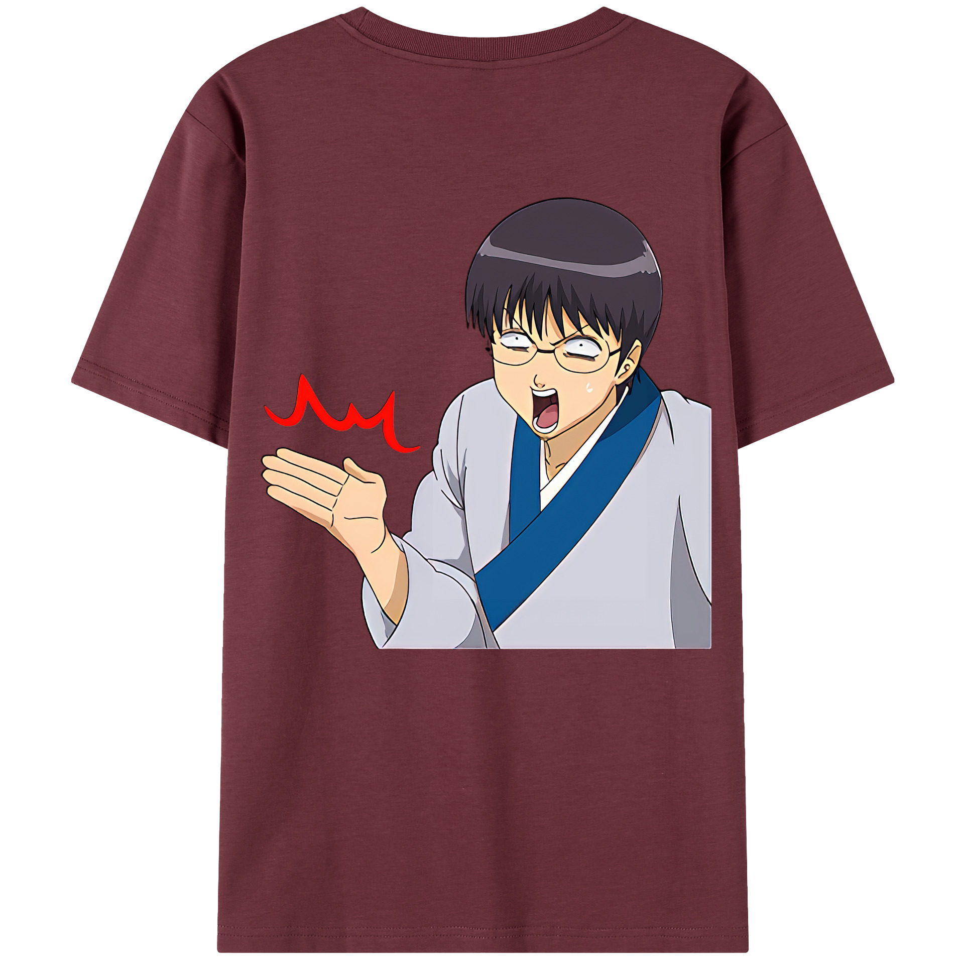 （画像用） ぎんたま 坂田銀時（さかたぎんとき） 神楽 志村新八（しむら しんぱち） GINTAMA Sakata Gintoki Kagura Shimura Shinpachi 綿100％半袖Tシャツ（背面プリント）